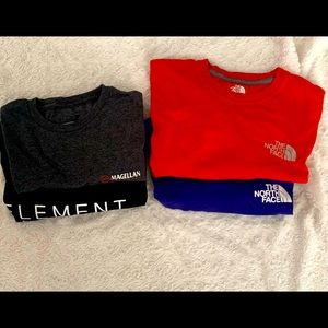 4 mens tee shirts